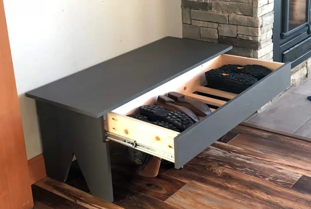 Hidden Storage Benches