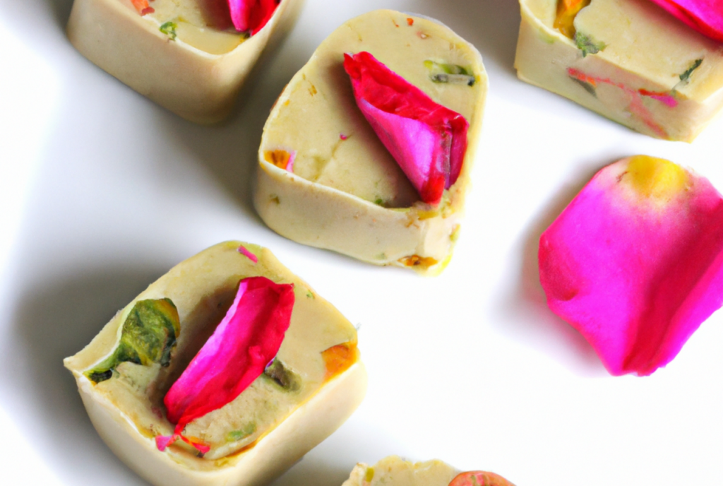 rose pista barfi