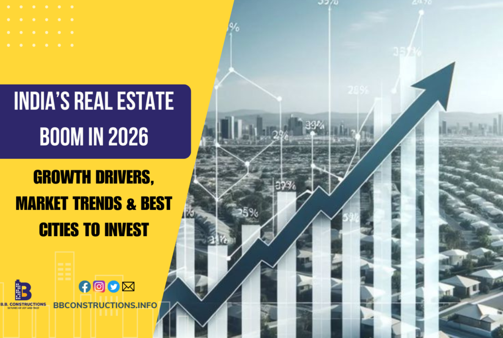 India’s Real Estate Boom in 2026: Growth Drivers, Market Trends & Best Cities to Invest