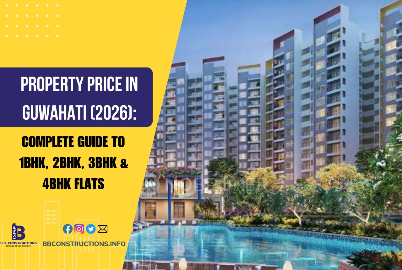 Property Price in Guwahati (2026): Complete Guide to 1BHK, 2BHK, 3BHK & 4BHK Flats