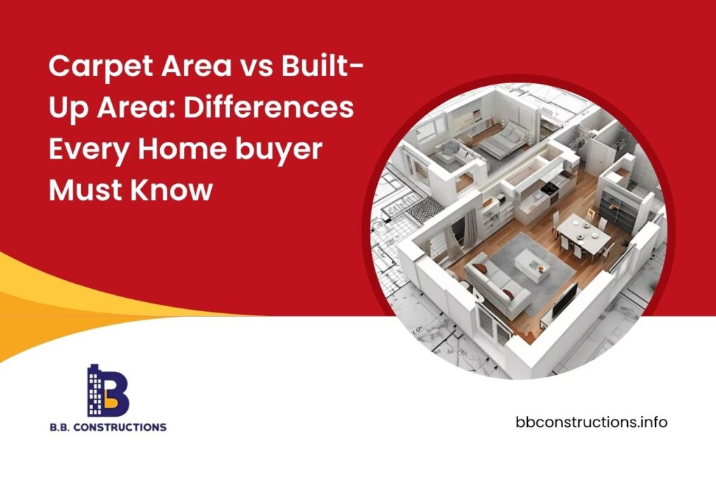 Carpet Area vs Built-Up Area: 7 Crucial Differences Every Home buyer Must Know
